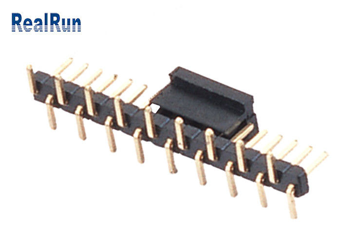 Passo da fileira 9P 1.0mm de SMT SMD conector masculino UL94V-0 do encabeçamento do único