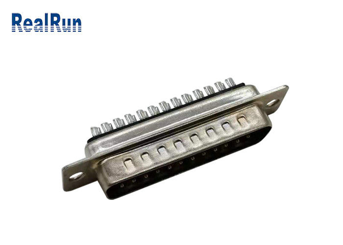 Tipo montagem de superfície PBT da solda D do DB 25 do PWB do conector de cabo de VGA