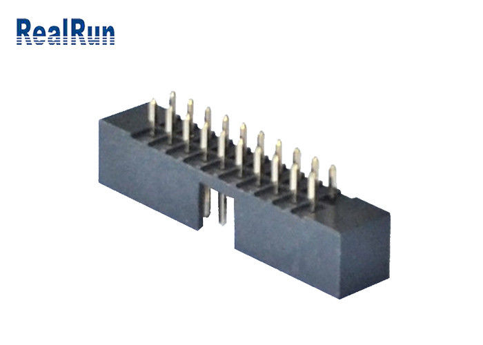 Encabeçamento feito à máquina passo 20 Pin Straight Connector PA6T da caixa do plástico 2.0mm de PBT