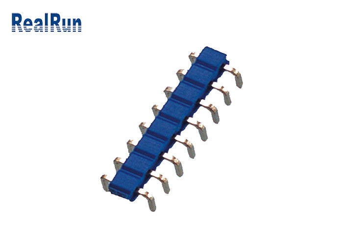 Conector PA6T 8P do encabeçamento da fileira de VCD o único mergulha através do conector do encabeçamento do furo