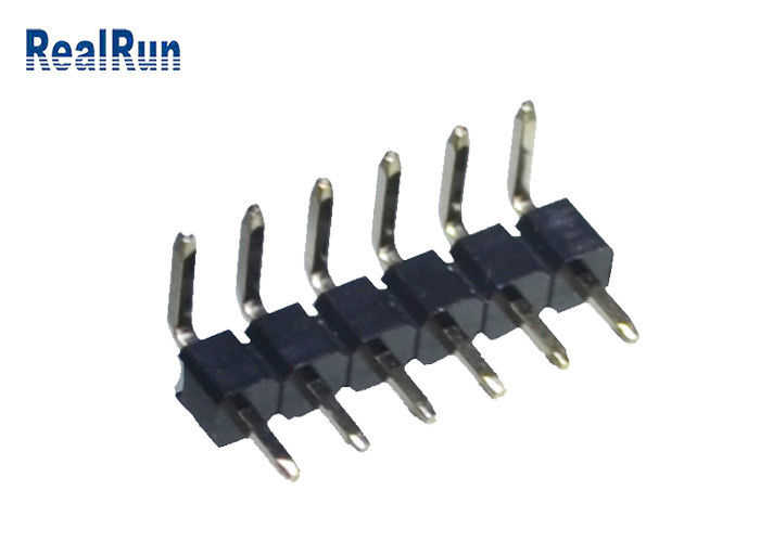 O conector UL94V-0 de Tin Plating Nickel Pin Header solda a única fileira de VCD DVD
