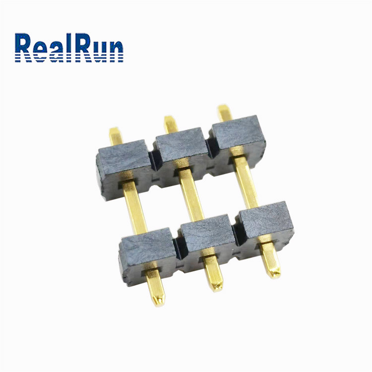 Conector L16.8 do Pin SQ1.14 de Pin Header Gold Plated 3 da dupla camada de PBT LCP