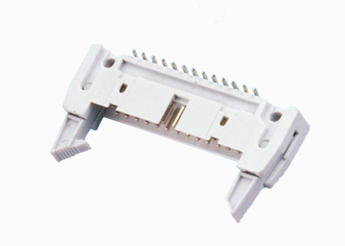 Conector encoberto do encabeçamento do conector do encabeçamento do ejetor 6-64P 2,54 SMT de IDC trava longa masculina