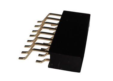 Tipo fêmea 16 Pin do conector 2.54mm SMT do encabeçamento da fileira dobro com horizontal