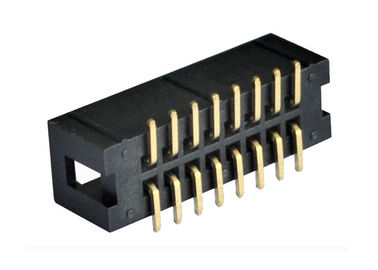 Tipo masculino PBT de SMT do passo do conector 2.54mm do encabeçamento da caixa/isolador de PA6T material