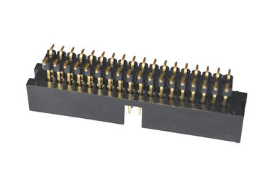 Encabeçamento dobro da caixa plástica 2,54 milímetros de tipo flash 3.0AMP de SMT do ouro da placa do PWB