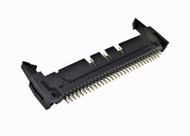 Conector encoberto de alta temperatura do encabeçamento 2,54 Pin do passo 60 do milímetro 180 graus