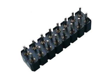 Feito à máquina em volta do MERGULHO fêmea PPS 2.54mm 180° UL94V 0 do conector do encabeçamento do Pin
