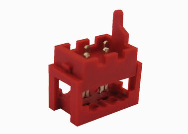 A confiança alta entalhou o isolador masculino do UL 94V 0 do encabeçamento do Pin do conector 1.27mm de IDC